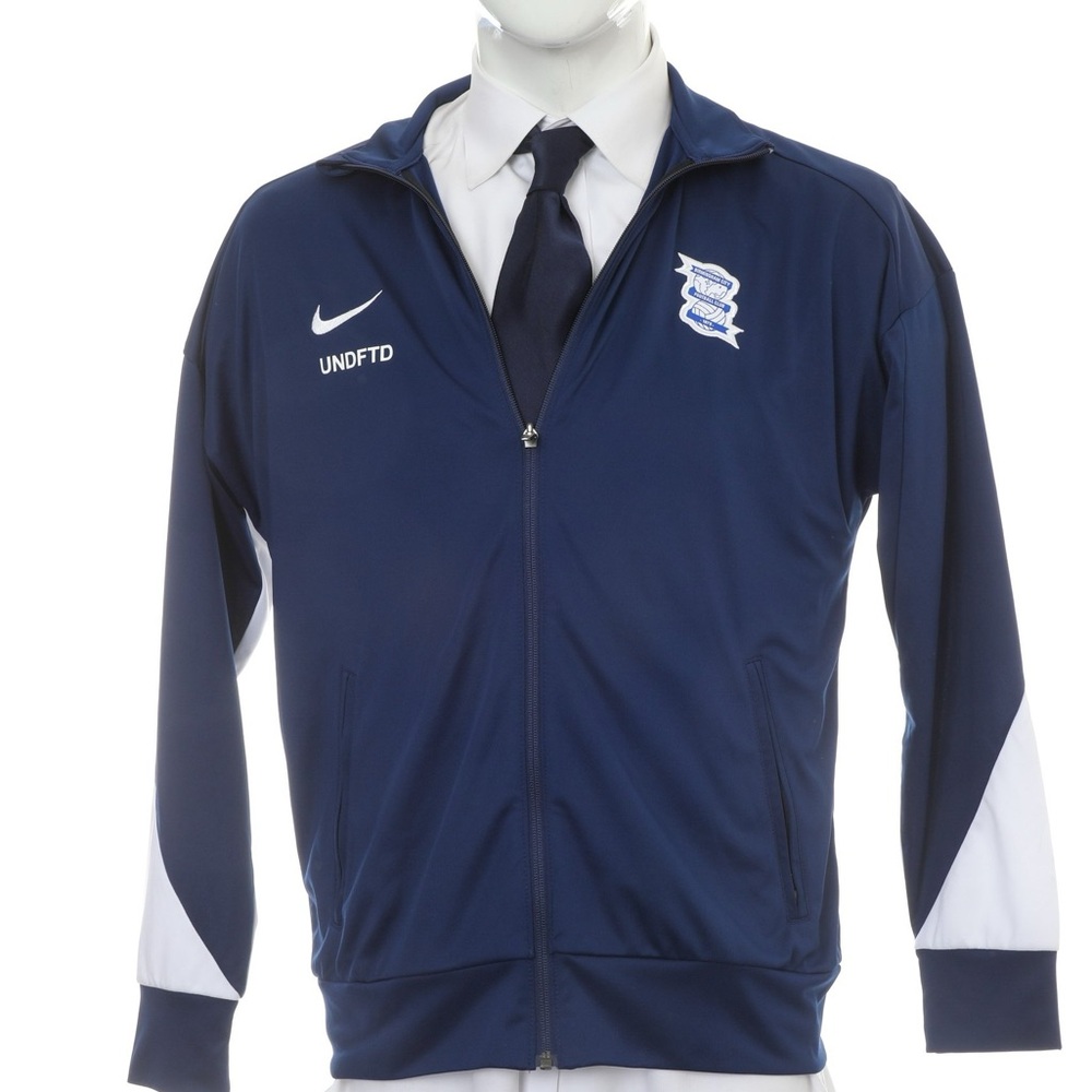 Nike x UNDEFEATED Birmingham City FC Track Jacket Men’s Large Blue White Dri-FIT